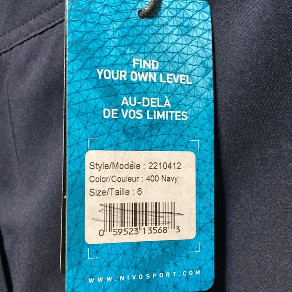 NVO Golf Capri Navy size 6 New With Tags! 11037 - Picture 10 of 14